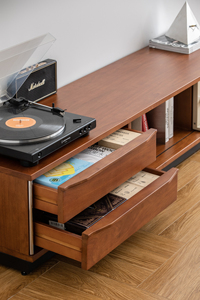 Solid Wood Vintage Style Combination TV <strong>Cabinet</strong> Floor-standing <strong>Living</strong> <strong>Room</strong> Home Integrated <strong>Small</strong> Apartment Storage <strong>Cabinet</strong> - Product Image 3