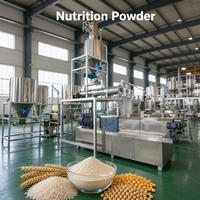 Línea de Producción de Harina de Arroz para Bebés de Alta Eficiencia, Planta de Procesamiento de Cereales Nutritivos, Máquina Automática para Hacer Papillas Instantáneas