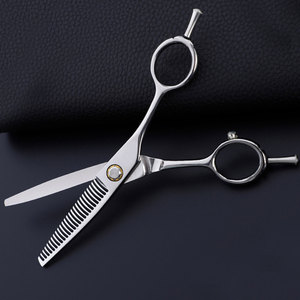 กรรไกรตัดผมมืออาชีพ <span class=keywords><strong>SHISHAMO</strong></span> ขนาด 6 นิ้ว สีฟ้าลายแตก สำหรับตัดผม ซอยผม ช่างทำผม ชุดกรรไกรตัดผม Tijeras - Product Image 5