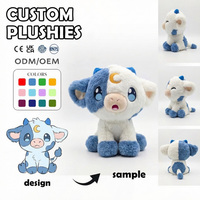 Fabricant de jouets en peluche personnalisés : Mini Axolotl anti-stress, jouets Amigurumi au crochet, Panda roux, Dla Kota, Corgi, avec doublure en maille pour anniversaire