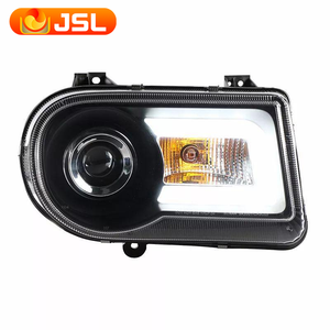 Style automobile pour <span class=keywords><strong>Chrysler</strong></span> 300C 2005-2013 phare LED DRL antibrouillard clignotant feux de croisement et feux de route projecteur angel eye - Product Image 3