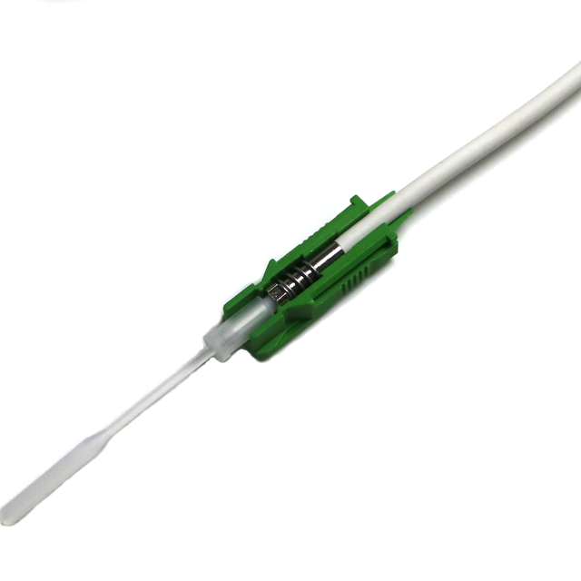 Singlemode Multimode Simplex Armored Wall Through Type OSC SC / APC Fiber Optic Patch Cord
