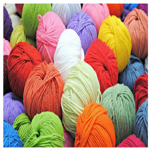 100% Cotton Eco-Friendly Recyclable Anti-Bacteria Anti-Pilling Microdispersed VAT Dyes Fancy <b>Yarn</b> Hand Knitting Sewing - Product Image 2