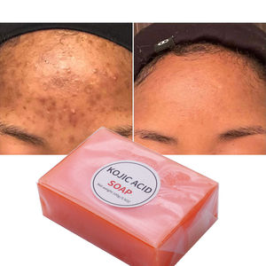 Blanqueamiento cúrcuma glutatión Ácido Kójico jabón <span class=keywords><strong>para</strong></span> aclarar <span class=keywords><strong>la</strong></span> piel limpieza profunda blanqueamiento Anti acné hecho a mano glicerina jabón de baño - Product Image 3