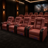Fauteuil chaise home cinéma en bois massif cinéma fauteuil inclinable électrique salle multimédia fonctionnel sièges de cinéma sièges de théâtre