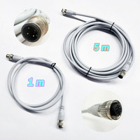 Câble Connecteur Industriel M12 4P 5P Mâle Femelle Code A Droit Étanche IP67 Cuivre PVC 5m Personnalisé en Usine