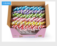 12g Regenboog Swirl Fruitlollipop Gemengd Fruit Snoep