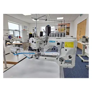 Jack 8740 4 Needle 6 Thread Feed Of The Arm Machine Sewing Underwear Swimsuit Wetsuit Patchwork Machine Hot Sale Low Price