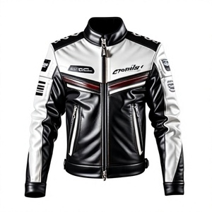 SASPORTS LEAGUE Men's Winter <b>Waterproof</b> Motorbike PU Windproof Detachable Liner Hump Racing Cloth Riding Anti-fall Stand <b>Jacket</b> - Product Image 1