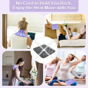 Microwave <b>Heating</b> <b>Pad</b> Heat Pack Clay Bead Weighted <b>Neck</b> Shoulder Pillow Seed Wheat Bag Lavender Therapy Heat <b>Pad</b> - Product Image 3