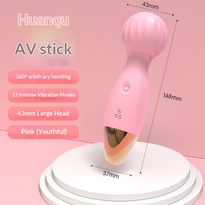 Masseur vibrant AV de haute qualité pour femme, bâton de massage vibrant pour stimulation du point G et orgasme féminin - Product Image 3