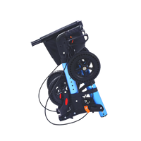 Avion à air ultra petit léger portable facile à plier déambulateur en aluminium avec siège déambulateur déambulateur avec sac latéral