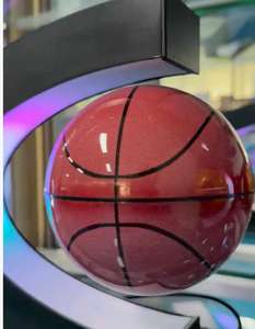 แท่นวางบาสเก็ตบอลแบบหมุนได้พร้อมลูกบอลล็อกออนแบบปรับแต่งได้ - Product Image 3