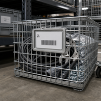 Individuell Bedrucktes UHF-RFID-PVC-Etikett Tintenstrahl-Bedruckbares Label für Supermarkt-Körbe Industrielle Lager-Logistik-Verfolgung
