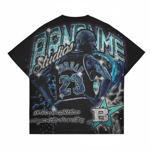 T-Shirts en Coton Homme 2024 Nouvelle Arrivée Impression DTG Oversize Style Baggy Unisexe Haute Qualité - Product Image 1