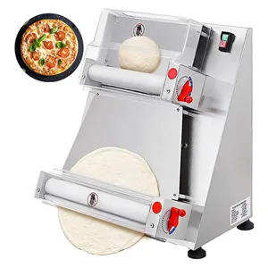 Machine électrique automatique de rouleau de pâte à pizza, fabrication de plateau de pizza, 220v 120 volt à vendre