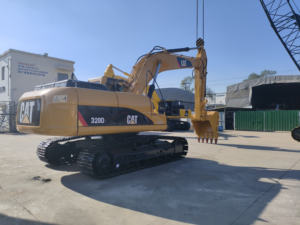 Excavadora Caterpillar CAT 320 usada, original de segunda mano Caterpillar excavadora sobre orugas, maquinaria de construcción de China 320C 320D - Product Image 6