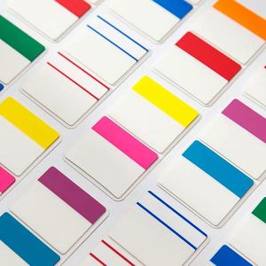 Bright Fluorescent Self-Adhesive Color Index Tabs for Students-Office Supplies Memo Pads <b>Bookmark</b> Stickers for Reminder Marking - Product Image 4