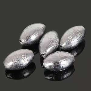 Palmer 1g-200g chumbo peso pesca pesos chumbadas forma oval oco chumbadas peso pesca - Product Image 6