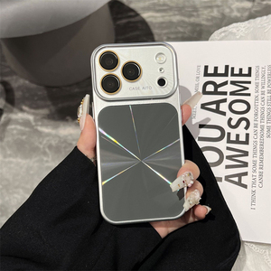 เคสกันกระแทกแบบใสลายเลเซอร์ CD หน้าต่างใหญ่ สำหรับ iPhone 18 17 16 15 14 Pro Max ป้องกันกล้อง - Product Image 5