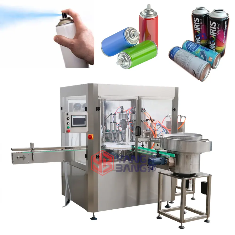 自動ボディデオドラント香水スプレーペイントクロームメッキスプレー缶エアゾール充填機および機器