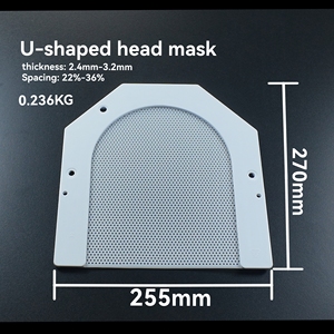 <span class=keywords><strong>Masque</strong></span> facial fixe en forme <span class=keywords><strong>de</strong></span> U pour la radiothérapie et la réadaptation <span class=keywords><strong>de</strong></span> la tête et du visage - Product Image 3