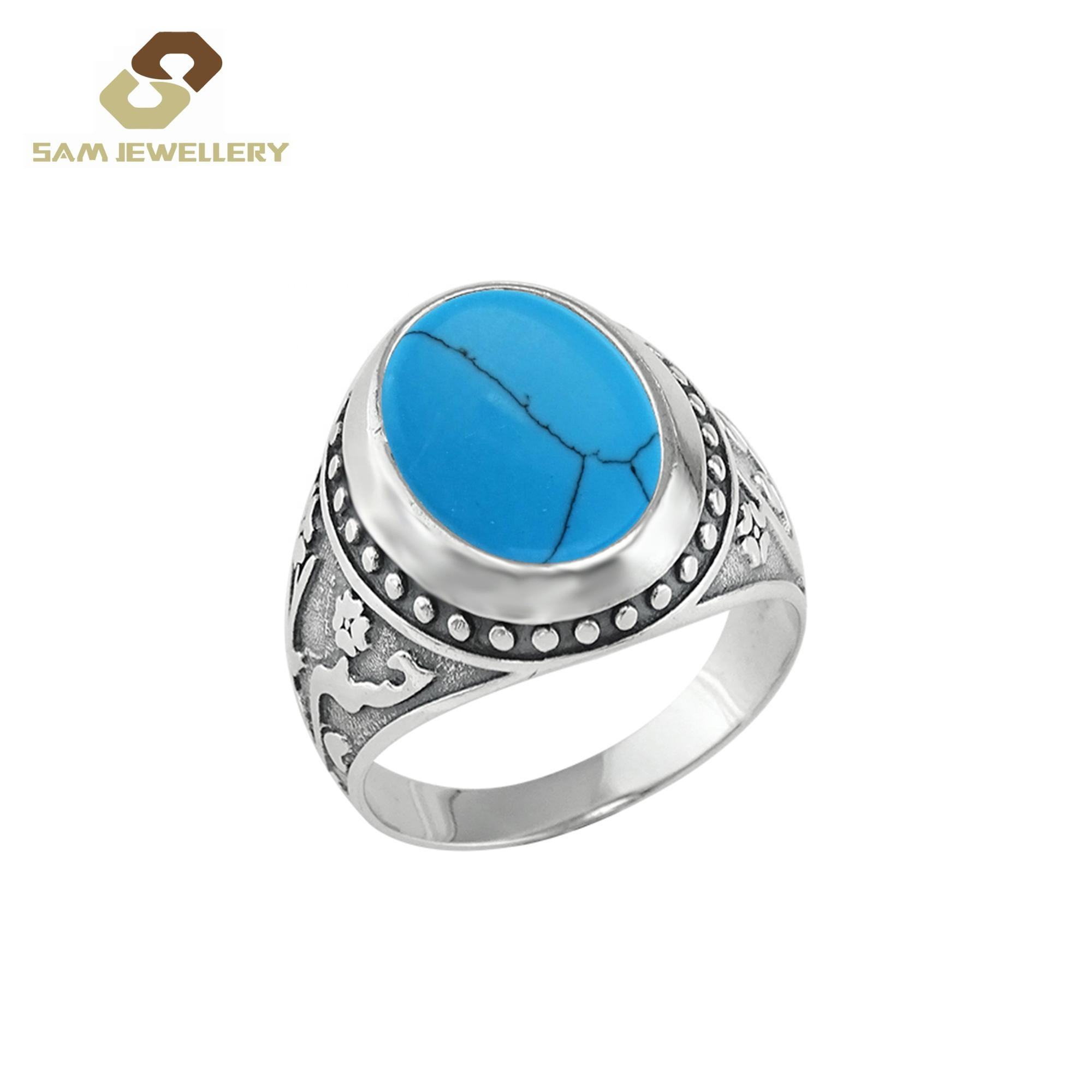 Anello Turchese Ostrica, Anello D'argento 925, Anello D'argento, Anello - Foto 4