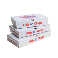 Boîte en carton personnalisée pour frites, gaufres, pâtisseries, churros, beignets – Idéale pour la restauration rapide et les plats à emporter