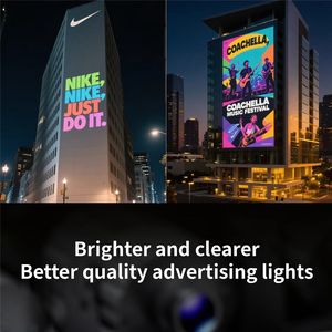 Projecteur de marquage de passage piétonnier <span class=keywords><strong>extérieur</strong></span> de haute qualité, étanche IP67, projecteur publicitaire rotatif, lampe de projection 400w 1000w - Product Image 6