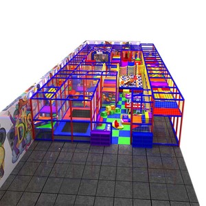 Hot Design Popular Big Size <b>Trampoline</b> Amusement Park Facilities Children Indoor Playground With Ball Pool - Product Image 4
