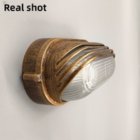 Applique murale LED vintage, douille E27, étanche IP55 pour extérieur, allée, escalier, balcon, porte, jardin, design médiéval