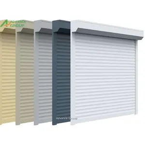 Portes coulissantes verticales en aluminium pour fenêtre, volets automatique bon marché, 1 pièce