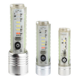 NUOVA Torcia LED Bianca a Lunga Gittata 30W con Zoom Trasparente Fluorescente con Clip e Magnete Luce Tattica Brillante per Esterni - Product Image 4