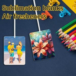200 pièces de désodorisants <span class=keywords><strong>à</strong></span> sublimation, feuilles de feutre DIY avec 200 sacs et corde élastique <span class=keywords><strong>pour</strong></span> la décoration de la voiture et de la maison - Product Image 6