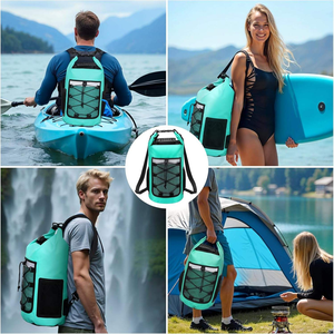 Mochila Flotante Impermeable de PVC Resistente y Moderna para Senderismo, Playa, Natación, Rafting, Bolsa Seca Flotante para Actividades al Aire Libre - Product Image 5
