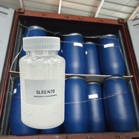 SLES 70% Texapon N70 de haute pureté, pâte de lauryl éther sulfate de sodium pour produits chimiques capillaires, fabrication de savon liquide et détergent