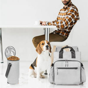 Sac à dos de transport pour animaux de compagnie, grand format, portable, lavable, à double épaule, pour les voyages en plein air - Product Image 2
