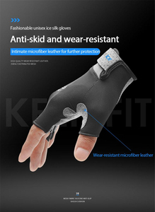 Superbsail HOT Cyclisme Anti-slip Anti-sueur Hommes Femmes Demi Doigt <span class=keywords><strong>Gants</strong></span> Respirant Anti-choc <span class=keywords><strong>Gants</strong></span> De Sport Vélo Vélo Gant - Product Image 6