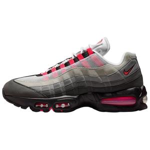 Chaussures de course Nike Air Max 95 unisexes gris rose avec empeigne en mesh et semelle extérieure en caoutchouc Printemps - Product Image 1