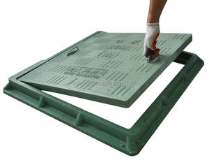 하이 퀄리티 맞춤형 스퀘어 SMC 맨홀 커버 밀폐 하수구 EN 124 도로 제품 - Product Image 3