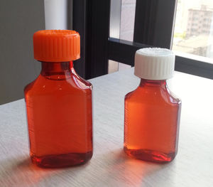 Leere Ovale PET-Plastikflaschen für Flüssigmedizin in 0.5/1/2/3/4/6/8/12/16 OZ mit Kindergesichertem Schraubverschluss - Product Image 4