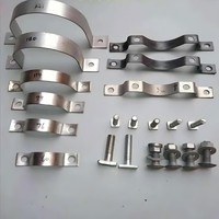 Machine de pliage CNC pour barres plates, pour la production d'anneaux de serrage de tuyaux, avec équipement de découpe et de formage de bandes métalliques