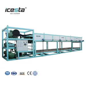 ICESTA स्वचालित ऊर्जा बचत बर्फ ब्लॉक निर्माता लंबी सेवा जीवन उच्च गुणवत्ता 13.5t औद्योगिक प्रत्यक्ष कूलिंग बर्फ ब्लॉक मशीन