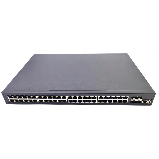 High Quality 48 Port 10/100/1000mbps Poe Switch with Managed Switch Internet