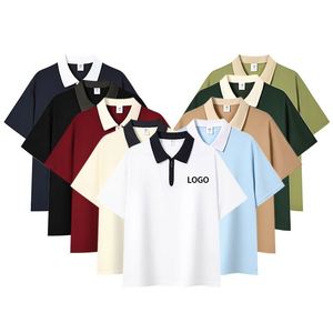 Polo de Golf Personalizado con Logotipo Bordado en Tela de Punto para Hombre, Talla Grande, Transpirable, de Secado Rápido, que Absorbe la Humedad, Ajuste Cómodo - Product Image 4