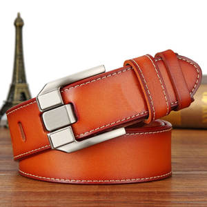 Haute qualité rétro Vintage Style hommes ceinture en cuir de vachette luxe broche pour boucle en gros décontracté jean ceinture - Product Image 5