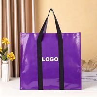 Sacs de shopping en tissu tissé PP personnalisés de nouvelle conception, sacs tissés durables et écologiques en PP