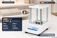 Balance analytique de précision JA2003 0,001 g, balance de laboratoire g/kg, 18 unités, comptage, distributeur en gros