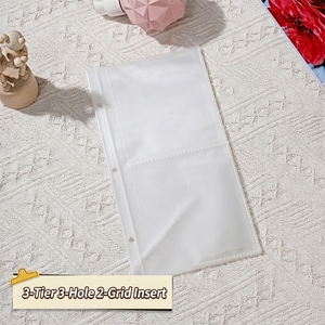 Porta Carte in PP con Chiusura a Bottone, Album Fotografico per <span class=keywords><strong>Foto</strong></span> e Biglietti da Visita, Elegante Accessorio di Moda con Capacità di 3 Pollici - Product Image 2