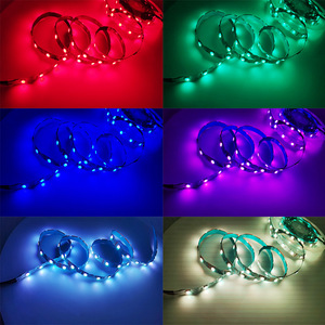 Lampada LED RGB Intelligente con Telecomando, Decorazione Flessibile a Zigzag, Striscia Luminosa <span class=keywords><strong>3D</strong></span> Pieghevole con Cambio Colore, Retroilluminazione DIY - Product Image 6